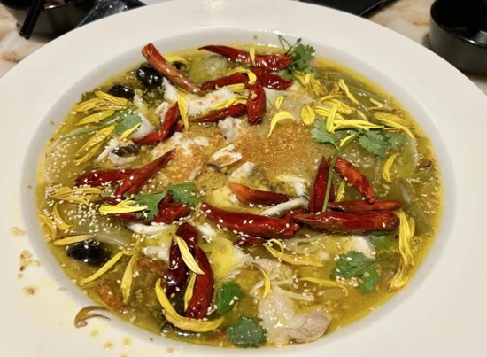 图为酸菜鱼。图片来源：台湾《联合报》宋健生摄。